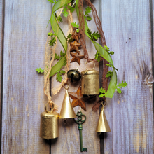 Load image into Gallery viewer, Fall Vibes Witches Bells Door Chimes
