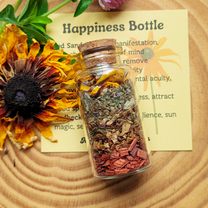 Happiness Spell Bottle - Spell Jar for Happiness