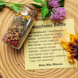 Happiness Spell Bottle - Spell Jar for Happiness