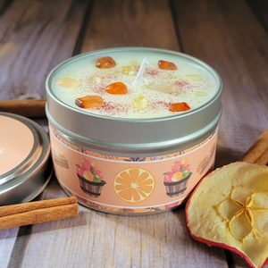 Mulled cider hand poured soy wax candle 