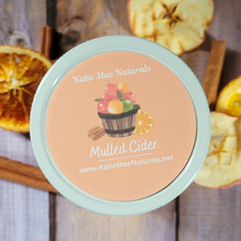 Load image into Gallery viewer, Mulled cider fall scented hand poured soy wax candle 
