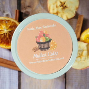 Mulled cider fall scented hand poured soy wax candle 