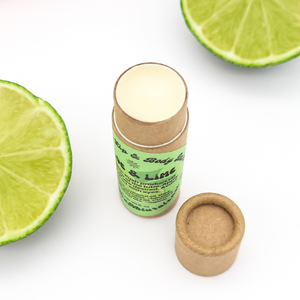 Aloe and Lime Zero Waste Lip Balm - All Natural