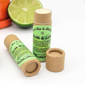 Aloe and Lime Zero Waste Lip Balm - All Natural