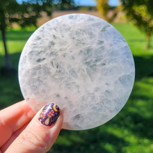 Load image into Gallery viewer, &quot;Be Youself&quot; Selenite Charging Plate - 3 inch
