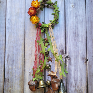 Fall Vibes Witches Bells with Acorn Bells