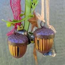 Load image into Gallery viewer, Fall Vibes Witches Bells with Acorn Bells
