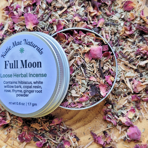 Full moon ritual herbal incense