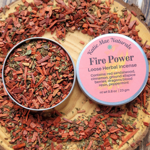 Fire power herbal loose incense blend