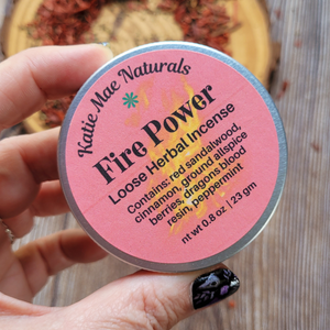 Fire power loose herbal incense blend