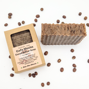 Cafe Mocha Vegan Soap with Cocoa Butter - Coffee Soap