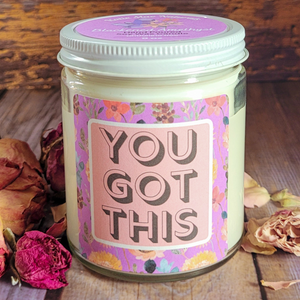 You Got This Soy Wax Candle (Blackened Amethyst) - 9 oz