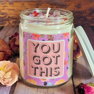 You Got This Soy Wax Candle (Blackened Amethyst) - 9 oz