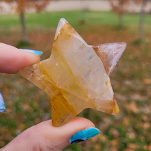 Load image into Gallery viewer, Golden Healer Quartz Star Carving - Golden Healer Quartz Crystal
