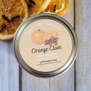 Abundance Intention Candle (Orange Clove) - 6 oz