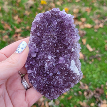 Load image into Gallery viewer, Amethyst Crystal Cluster - Druzy Amethyst Cluster
