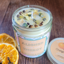 Load image into Gallery viewer, Abundance Intention Candle (Orange Clove) - 9oz
