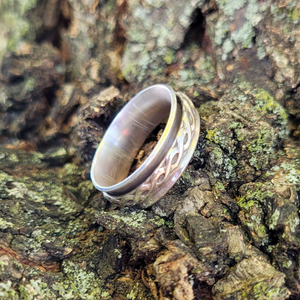 Sterling Silver Spinner Ring - Worry Ring - Meditation Ring