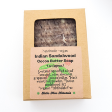 Load image into Gallery viewer, Vegan handmade sandalwood soap

