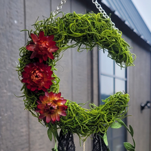 Load image into Gallery viewer, Crescent moon witches bells wreath
