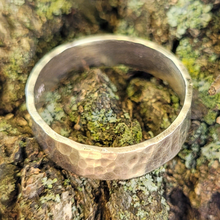 Load image into Gallery viewer, Hammered Sterling Silver Ring - 5mm
