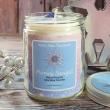 Load image into Gallery viewer, Morning Snowfall Soy Wax Candle - 9 oz
