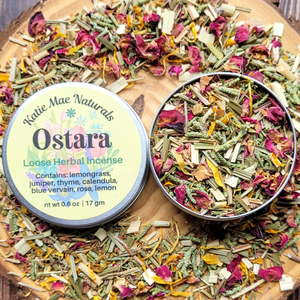 Ostara herbal loose incense blend 