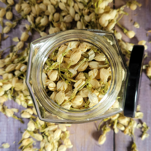 Dried Jasmine Flowers - Apothecary Herb Jar