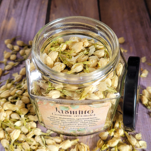Dried Jasmine Flowers - Apothecary Herb Jar