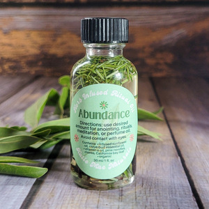 Abundance Herb Infused Ritual Oil - 1 oz Mini