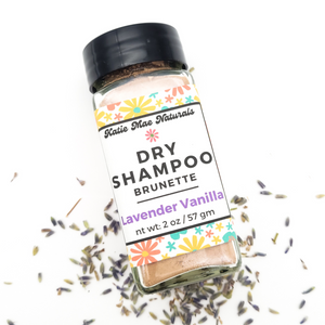 Lavender vanilla natural dry shampoo powder
