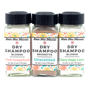 Natural dry shampoo powder