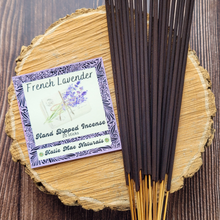 Load image into Gallery viewer, French lavender hand dipped incense sticks
