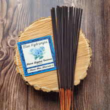 Load image into Gallery viewer, Blue hydrangea incense sticks 
