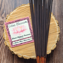 Load image into Gallery viewer, Lotus Blossom Hand Dipped Incense Sticks - 20 pack
