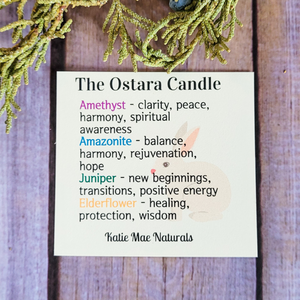 The Ostara Spring Equinox Candle (Pink Lilac and Willow) - 6 oz