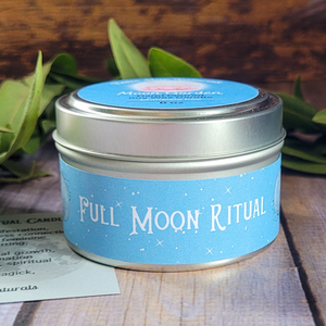 Full moon ritual candle 