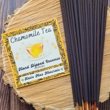 Load image into Gallery viewer, Chamomile hand dipped incense sticks 
