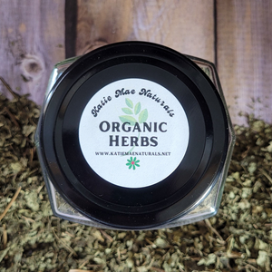 Organic Lemon Balm - Dried Lemon Balm Apothecary Herb Jar