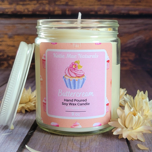 Buttercream Soy Wax Candle - 9 oz