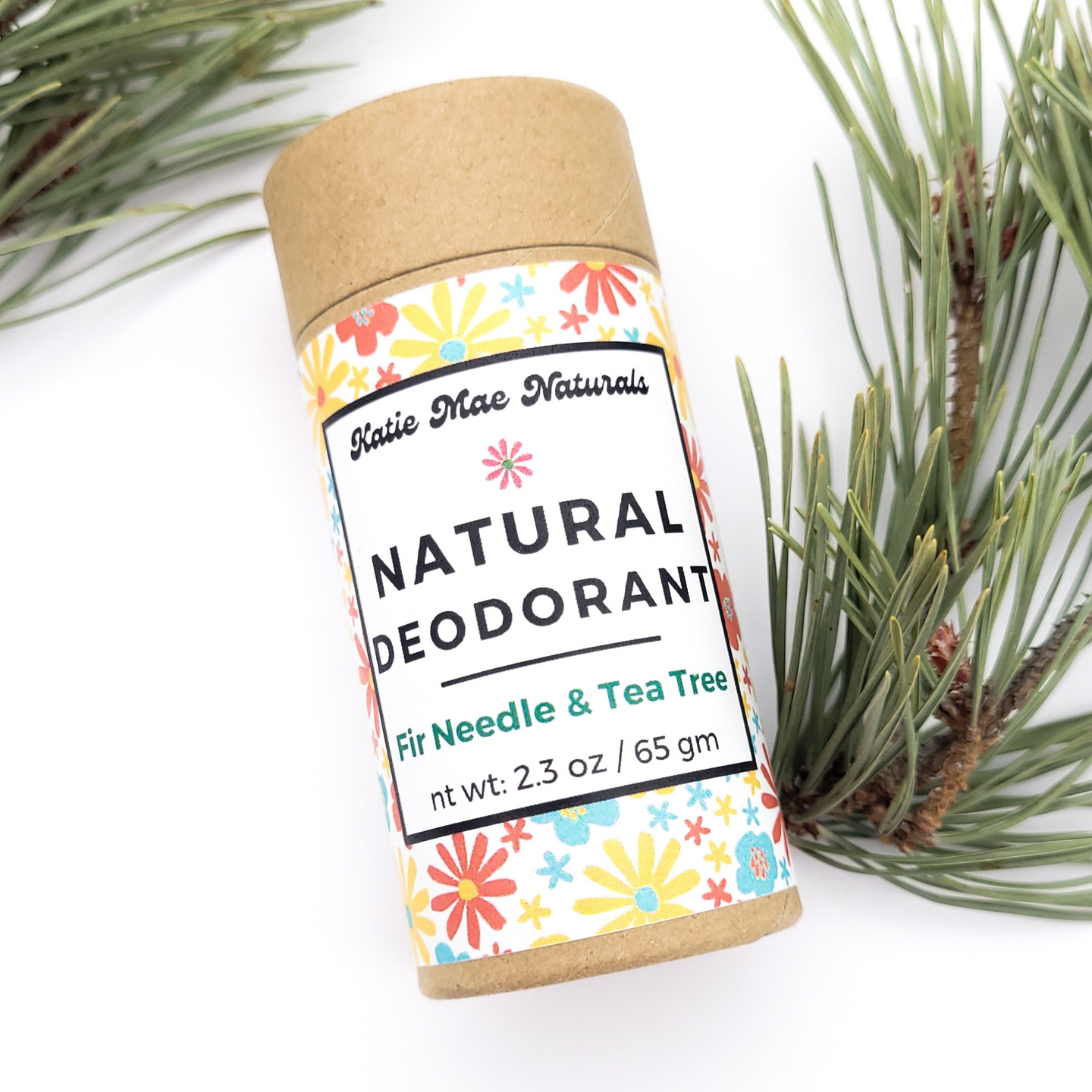 Fir needle and Tea tree zero waste natural deodorant 