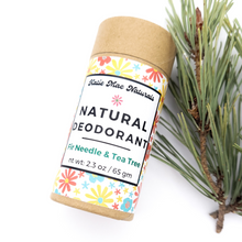 Load image into Gallery viewer, Fir needle tea tree zero waste natural deodorant 
