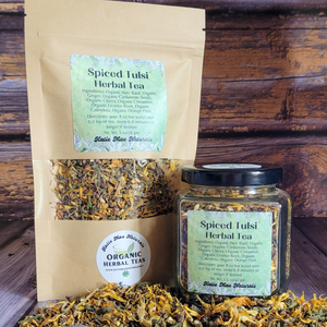 Organic Spiced Tulsi Herbal Tea - Loose Leaf Tea
