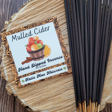 Load image into Gallery viewer, Mulled cider hand dipped incense sticks 
