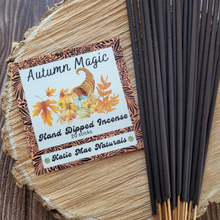 Load image into Gallery viewer, Autumn magic hand dipped incense sticks 
