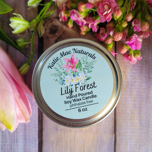 Lily Forest Soy Wax Candle - 6 oz