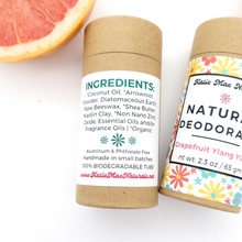 Load image into Gallery viewer, Natural deodorant in biodegradable tube
