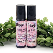 Load image into Gallery viewer, Hippie magic essential oil roller bottle
