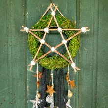 Load image into Gallery viewer, Witches Bells Door Wreath
