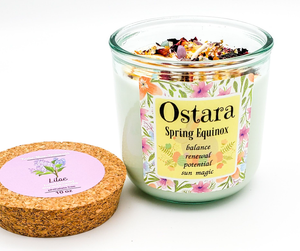 Ostara (Spring Equinox) Ritual Candle - Lilac 10 oz